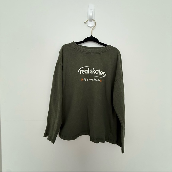 Zara Other - Zara Kids Real Skater Olive Green top size 4-5